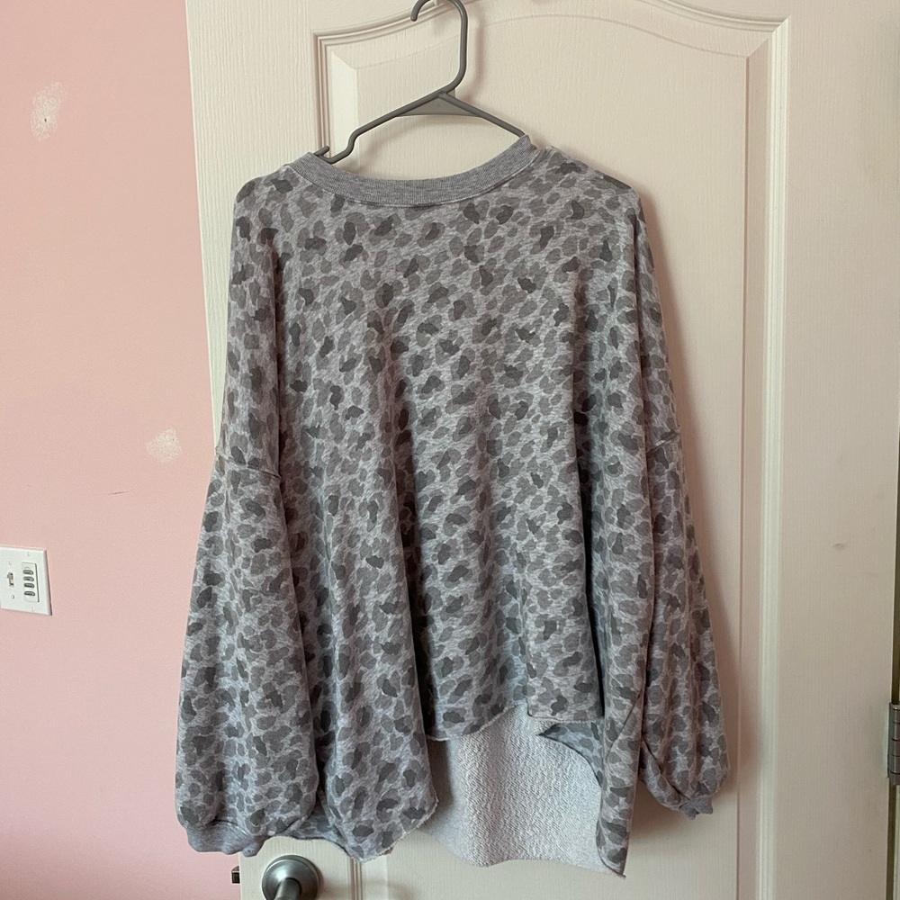 Leopard print Aerie crewneck